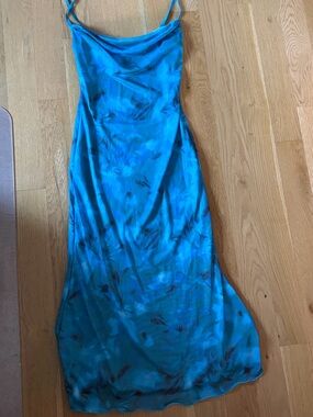Blue Printed Women’s Dress